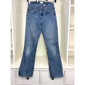 Calvin Klein Jeans Womens 4 Bootcut Dark Vintage Medium Wash Blue Denim WG34A34